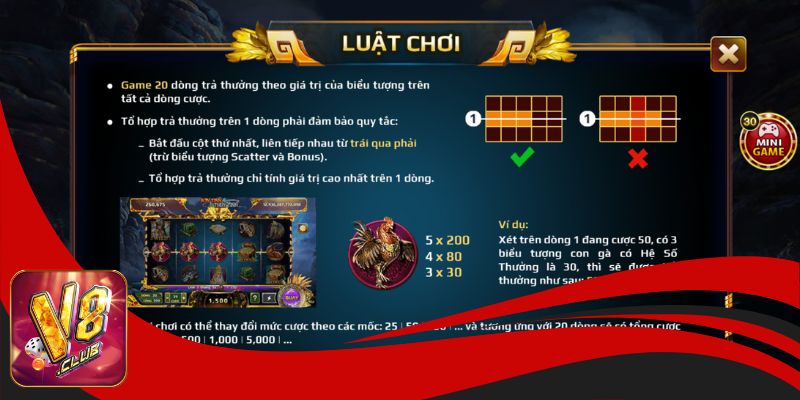 Giới thiệu luật chơi Sơn Tinh Thủy Tinh V8club chi tiết nhất