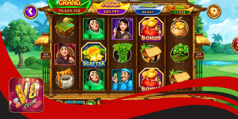 Ăn khế trả vàng V8club là game slots hàng đầu hiện nay