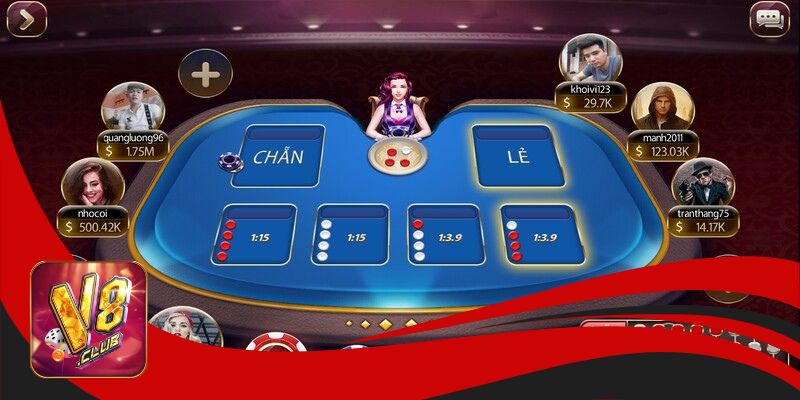 Chỉ người chơi về luật chơi Xóc đĩa livestream V8CLUB