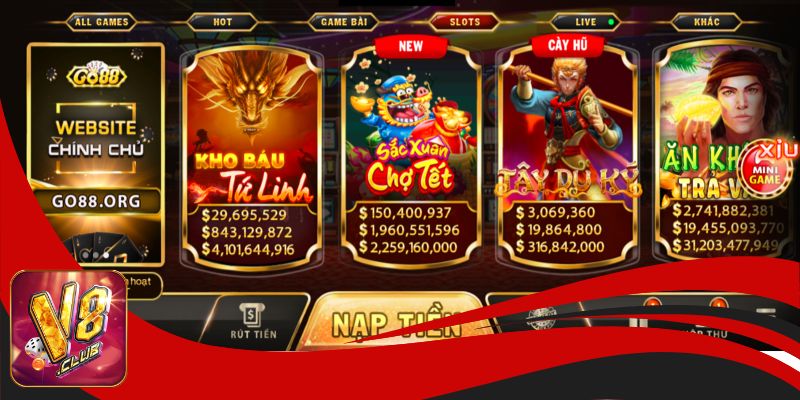 Những ưu điểm khi trải nghiệm tựa game Kho Báu Tứ Linh tại sân chơi V8Club